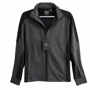 Stormtech Men’s Carbon Black Softshell Full Zip Performance Jacket Size S